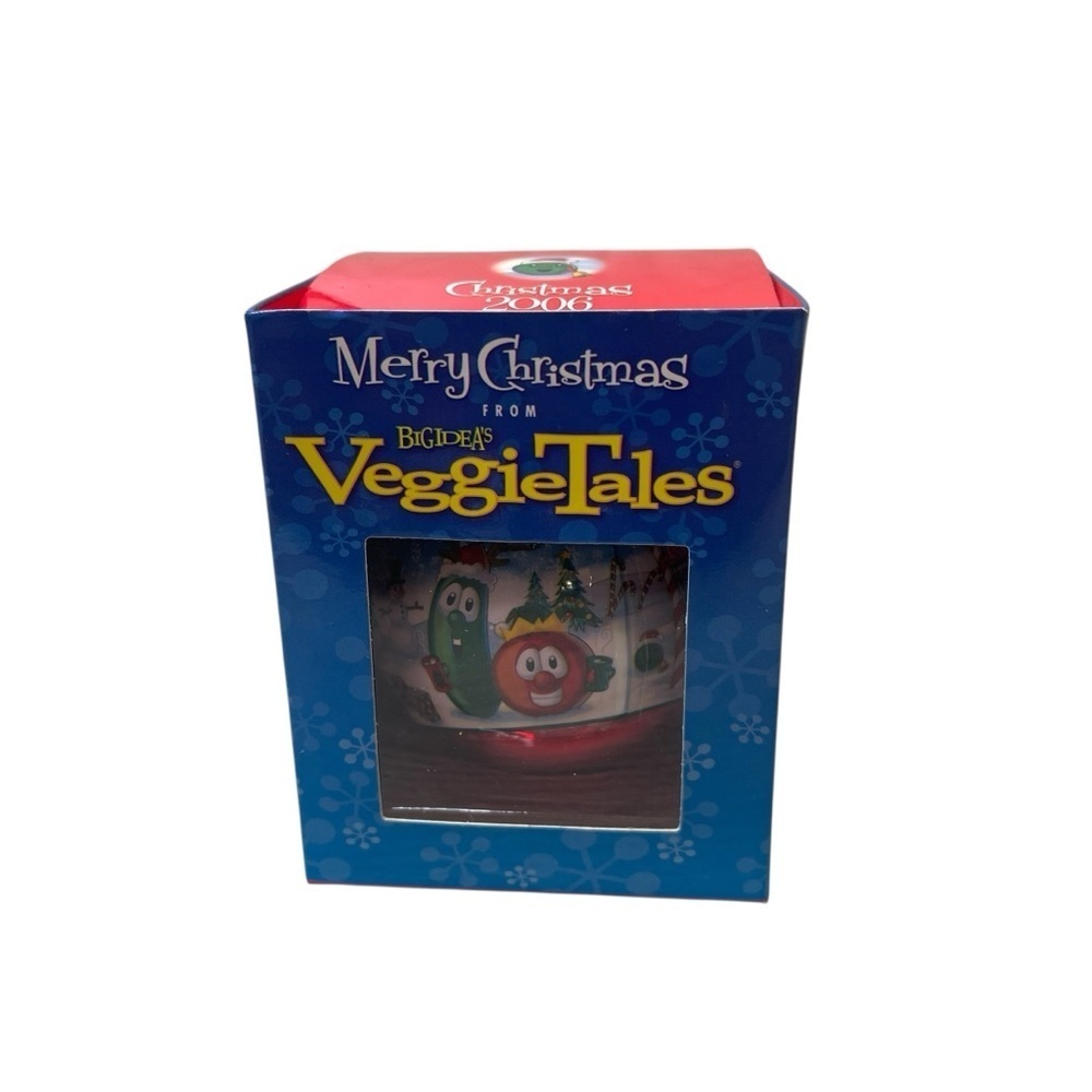 Veggie Tales 2006 Christmas Tree Red Ornament
